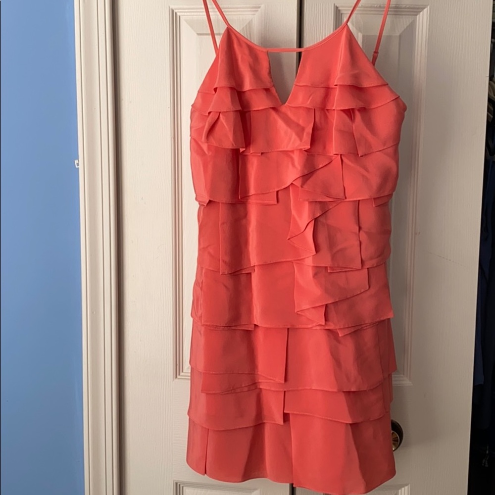 BCBG Ruffle Cocktail Dress
